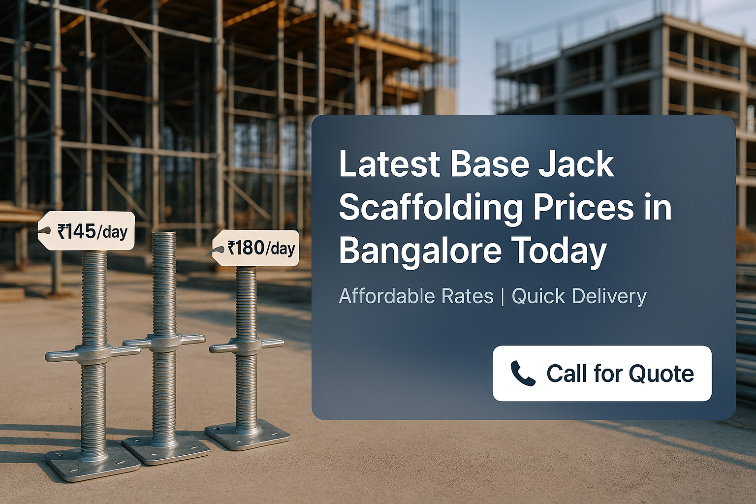base jack scaffolding prices in bangalore