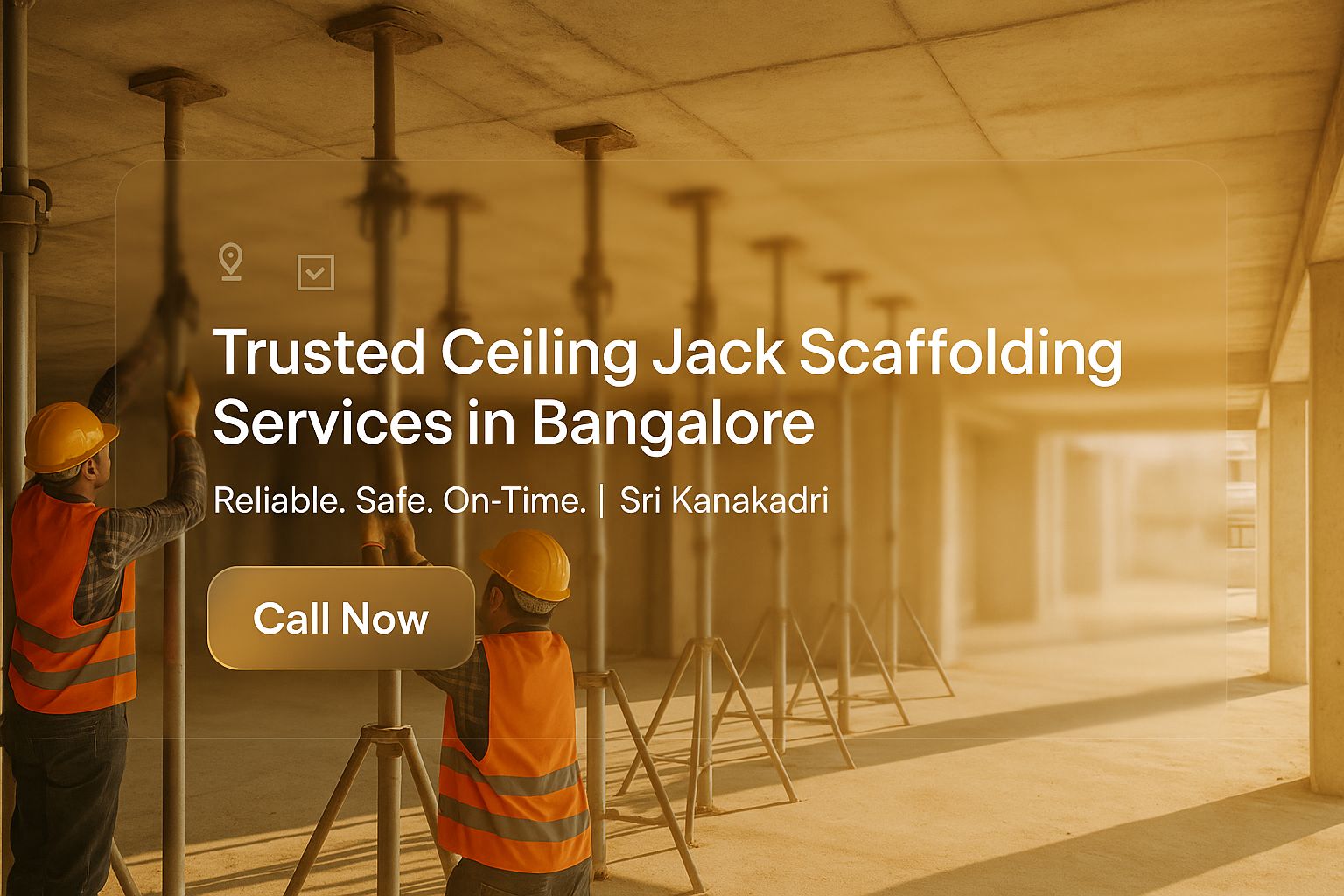 ceiling jack scaffolding services in bangalore