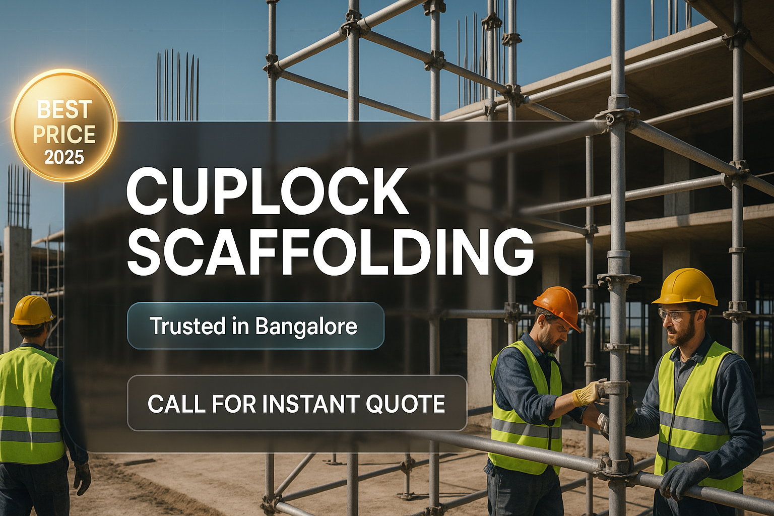 cuplock scaffolding services price in Bangalore