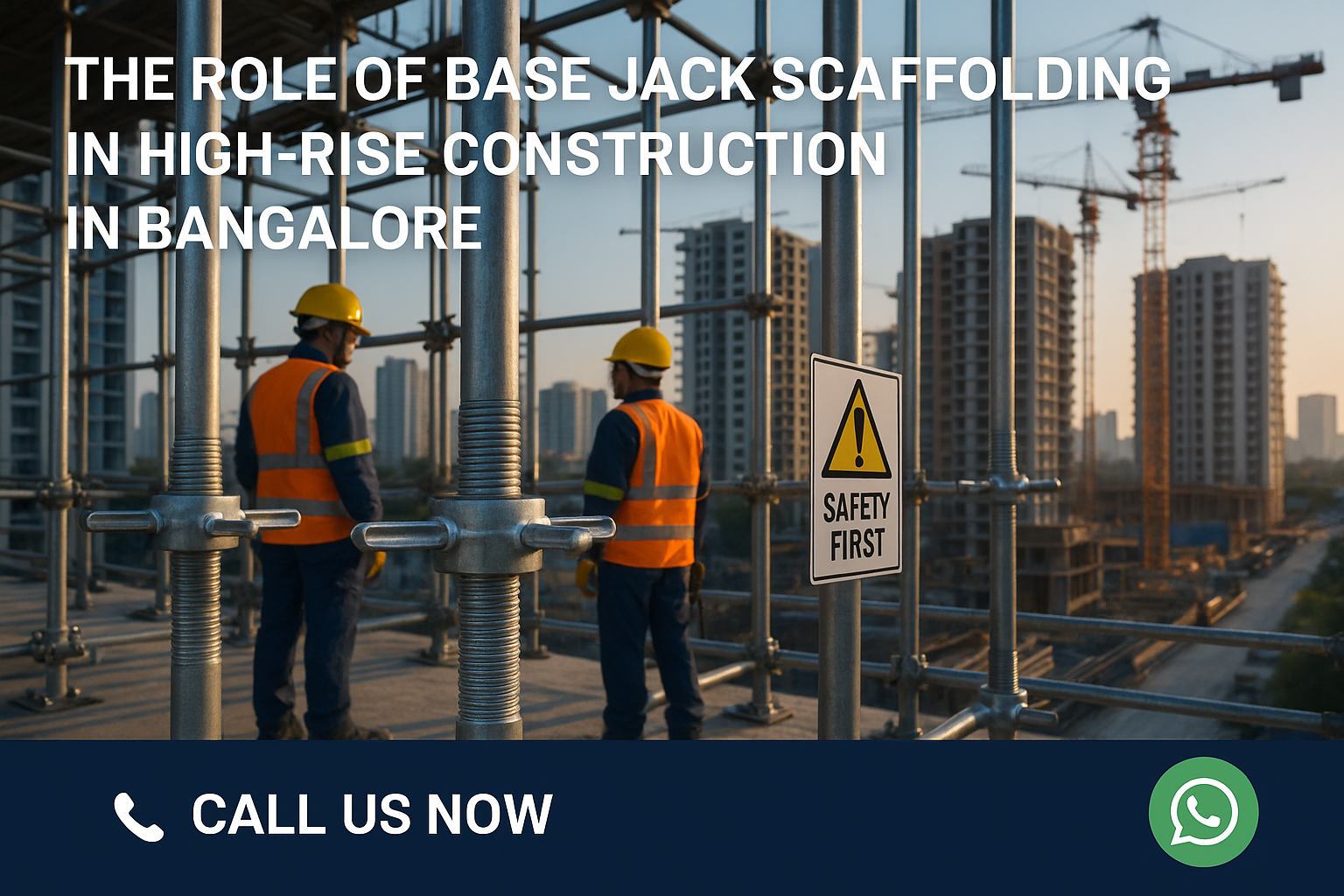 highrise base jack scaffolding in Bangalore