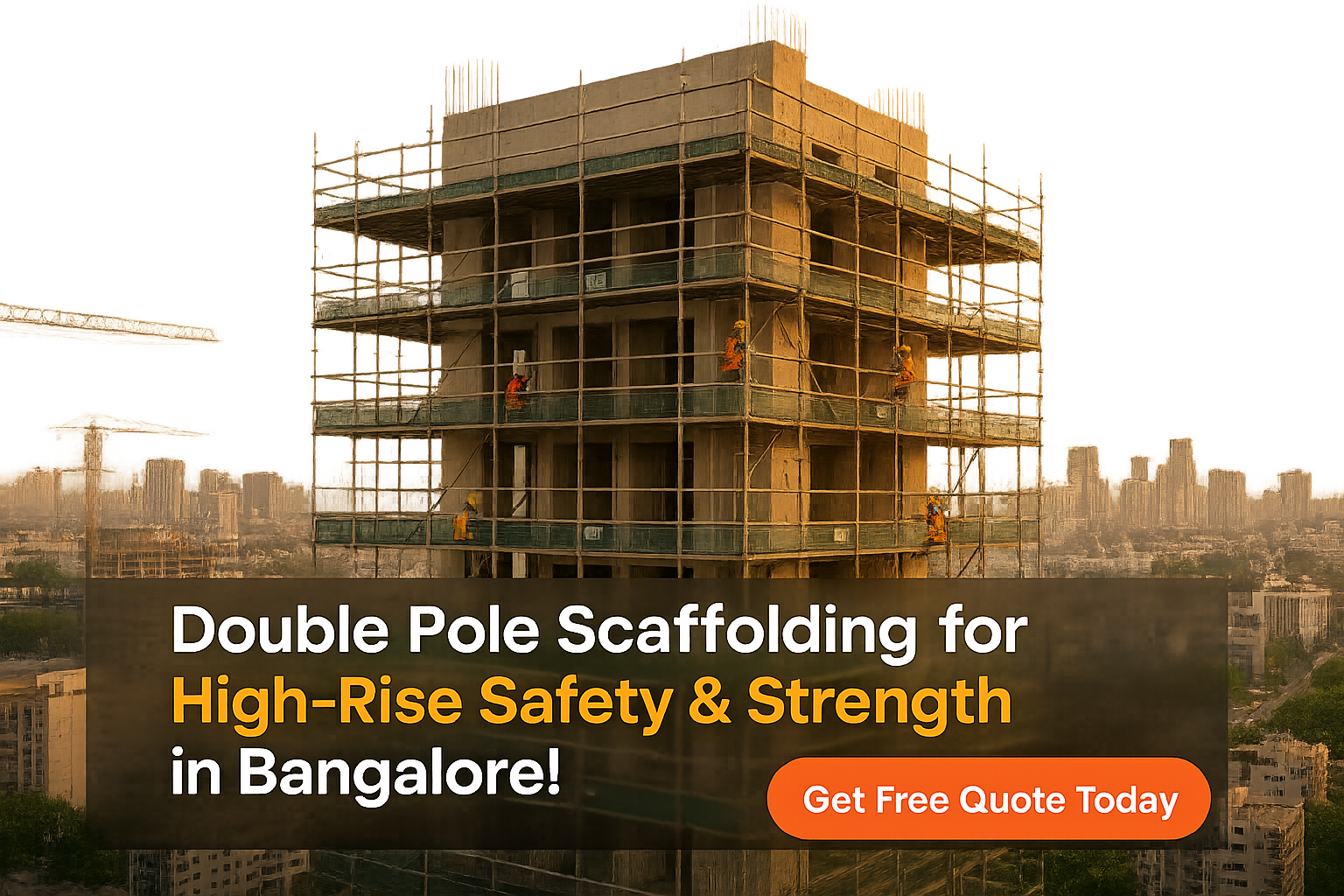 highrise double pole scaffolding in Bangalore
