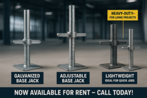 types of base jack scaffolding in bangalore
