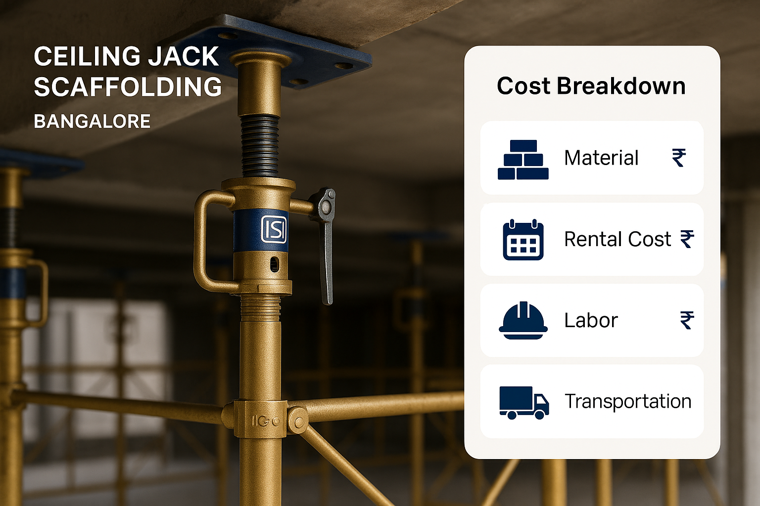 ceiling jack scaffolding price in bangalore