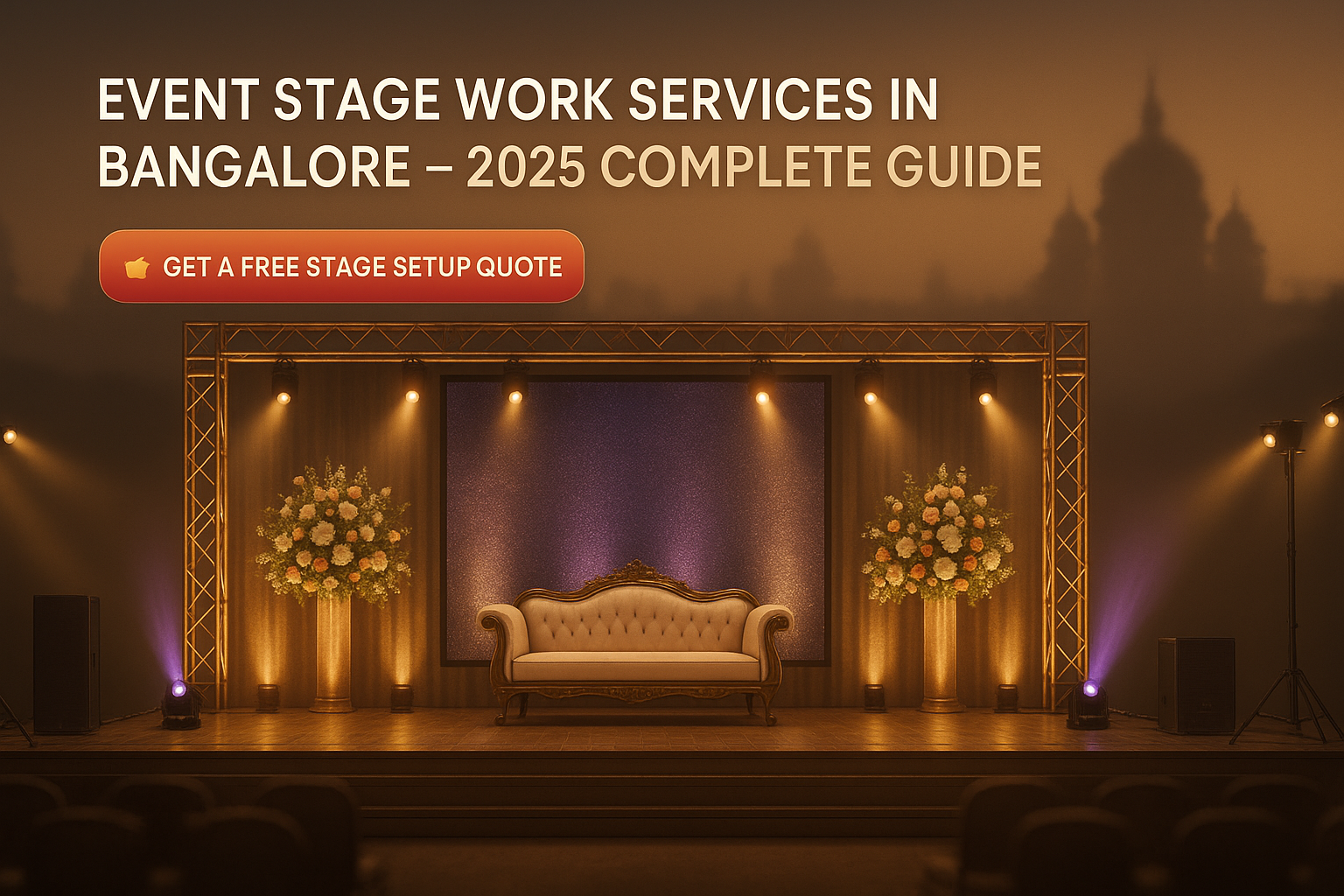 Event Stage Work Services in Bangalore: Complete 2025 Guide for Weddings, Corporate Events & Live Show