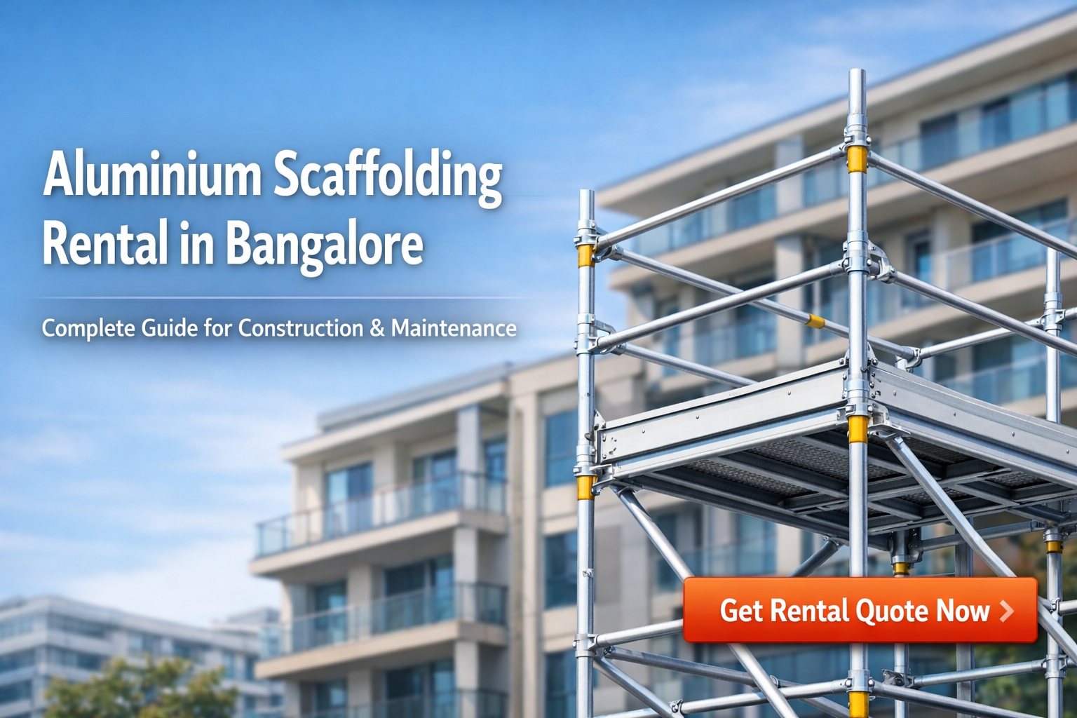 Aluminium Scaffolding Rental in Bangalore