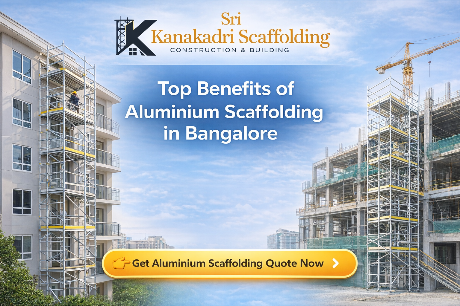Benefits of Aluminium Scaffolding in Bangalore
