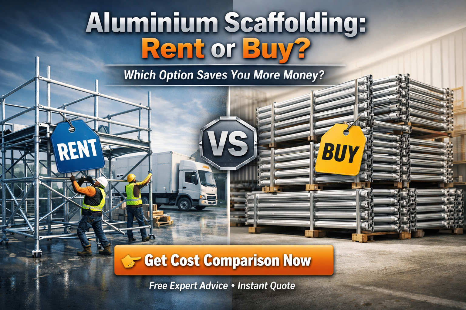 Aluminium Scaffolding Rental vs Purchase in Bangalore