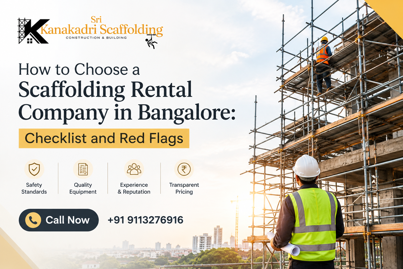 Scaffolding Rental Company in Bangalore